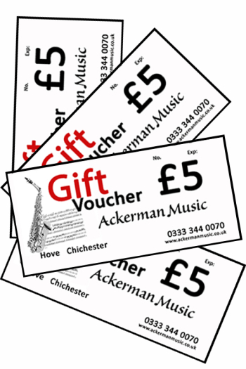 £5 Ackerman Music Gift Voucher