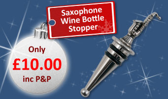 Saxophone Wine Bottle Stopper