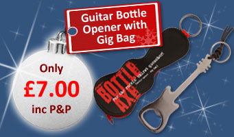 Guitar bottle opener