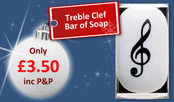 Treble Clef Soap