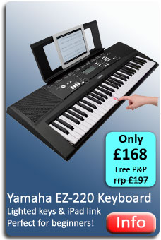 Yamaha EZ220 Keyboard