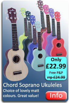 Chord Coloured Ukuleles