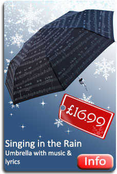 Singing in the Rain Umbrella