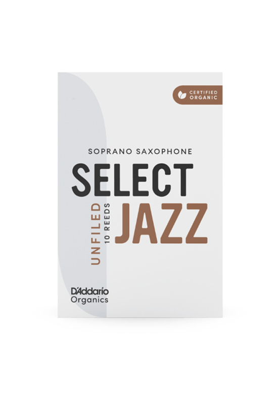 Soprano Sax Organic Reeds: Jazz Select Unfiled (10 Box)