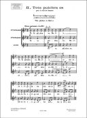 Quatre Motets: Sur Des Themes Gregoriens: Tota Pulchra Es:  SSA No 2 Of 4 Motets additional images 1 2