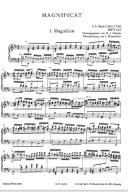 Magnificat in D BWV 243: Vocal Score (Peters) additional images 1 2