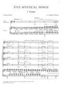 5 Mystical Songs Vocal Score (S&B) additional images 1 2