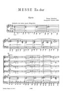 Mass Eb Major D950 No.6 : Vocal Score (Peters) additional images 1 2