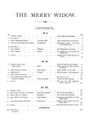 Merry Widow The: Opera In Three Acts: Vocal Selections(Weinberger) additional images 1 3