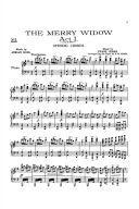 Merry Widow The: Opera In Three Acts: Vocal Selections(Weinberger) additional images 2 1