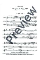 Three Vocalises: Clarinet And Soprano additional images 1 2