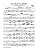 Piano Quartet G Minor Op25: String and Piano: String Quartet  (Henle) additional images 2 1