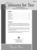 Treasures For Two Book 2 Piano Duet (1 Piano, 4 Hands) additional images 1 2