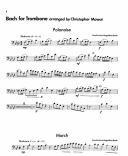 Bach For Trombone & Piano: Bass Clef (Brasswind) additional images 1 2