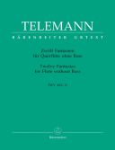 12 Fantasias Flute Studies TWV 40:2-13 (Barenreiter) additional images 1 1