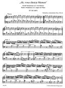 12 Variations On Ah Vous Dirai-Je Maman Kv265: Piano (Barenreiter) additional images 1 2