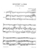 Concerto: A Major: Violin and Piano (Peters) additional images 1 2