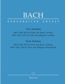 4 Sonatas: Bwv1032-5: Flute & Piano (Barenreiter) additional images 1 1
