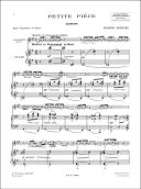 Petite Piece: Clarinet & Piano  (Durand) additional images 1 2