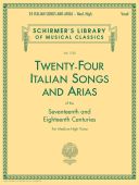 Twenty-Four Italian Songs & Arias Of The 17/18th Centuries - Medium-High Voice additional images 1 1