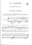 La Boheme: Opera Vocal Score (Ricordi) additional images 1 3