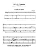 All Gods Creatures: First Solos: Trombone Or Baritone Or Bassoon & Piano (BC Or TC) additional images 1 2