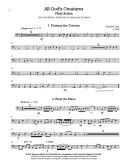 All Gods Creatures: First Solos: Trombone Or Baritone Or Bassoon & Piano (BC Or TC) additional images 1 3