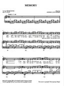 Memory - Piano Vocal Guitar (Faber) additional images 1 2
