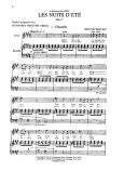 Les Nuits Dete: Op7: High Voice and Pian: French and English (Procter-Gregg) additional images 1 2
