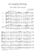 English Folk Songs Five Vocal Satb (S&B) additional images 1 2