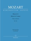 Missa Solemnis K337: Vocal Score Satb (Barenreiter) additional images 1 1