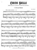 Circus Skills Trombone Or Euphonium Bass Clef & Piano: Book & Audio additional images 1 3