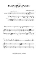 Sonata Op.81 Double Bass & Piano (Piper) additional images 1 2