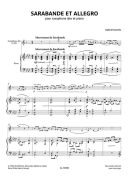 Sarabande Et Allegro: Alto Saxophone & Piano (leduc) additional images 1 2