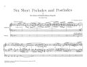 6 Short Preludes and Postludes Op105: Set 2: Organ (S&B) additional images 1 2