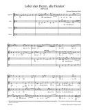 Lobet Den Herrn Alle Heiden: Bwv230: Motet 4Pt Mixed Choir: Vocal Score additional images 1 2