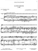 Concerto OP.109 Alto Sax & Piano (Leduc) additional images 1 3
