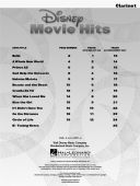 Disney Movie Hits: Clarinet: Book & Audio Download additional images 1 2