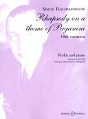 18Th Variation From Rhapsody On A Theme Of Paganini: Violin and Piano additional images 1 1