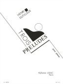 Trois Preludes (3): Piano (Leduc) additional images 1 1