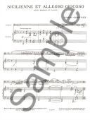 Sicilienne Et Allegro Giocoso: Bassoon & Piano (Leduc) additional images 1 3