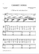 Cabaret Songs: Vocal and Piano (Faber) additional images 1 2