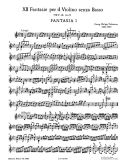 12 Fantasias: Violin Solo (Peters) additional images 1 3