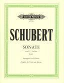 Arpeggione Sonata A Minor D821: Viola & Piano (Peters) additional images 1 1