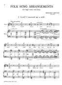 Folk Song Arrangements: High Voice: Vocal and Harp (Faber) additional images 1 2
