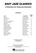 Easy Jazz Classics/ Ensemble/conductors Score additional images 1 2