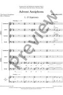 Advent Antiphons: Vocal Ssaattbb (OUP) additional images 1 2