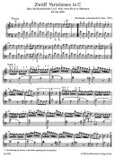 12 Variations On Ah Vous Dirai-Je Maman Kv265: Piano With Fingerings (Barenreiter) additional images 1 2