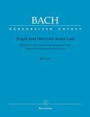 Singet Dem Herrn: Bwv 225: German Language Vocal Score (Barenreiter) additional images 1 1