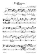 Dixit Dominus HWV 232 Vocal Score (Barenreiter) additional images 1 2